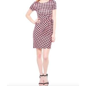 DVF 100% Silk Zoe Wrap Dress Womens 4 Jersey Knit Retro Work Business Casual